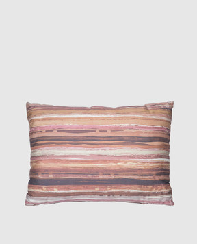 Dondi Brown striped Futura pillow H0000210002
