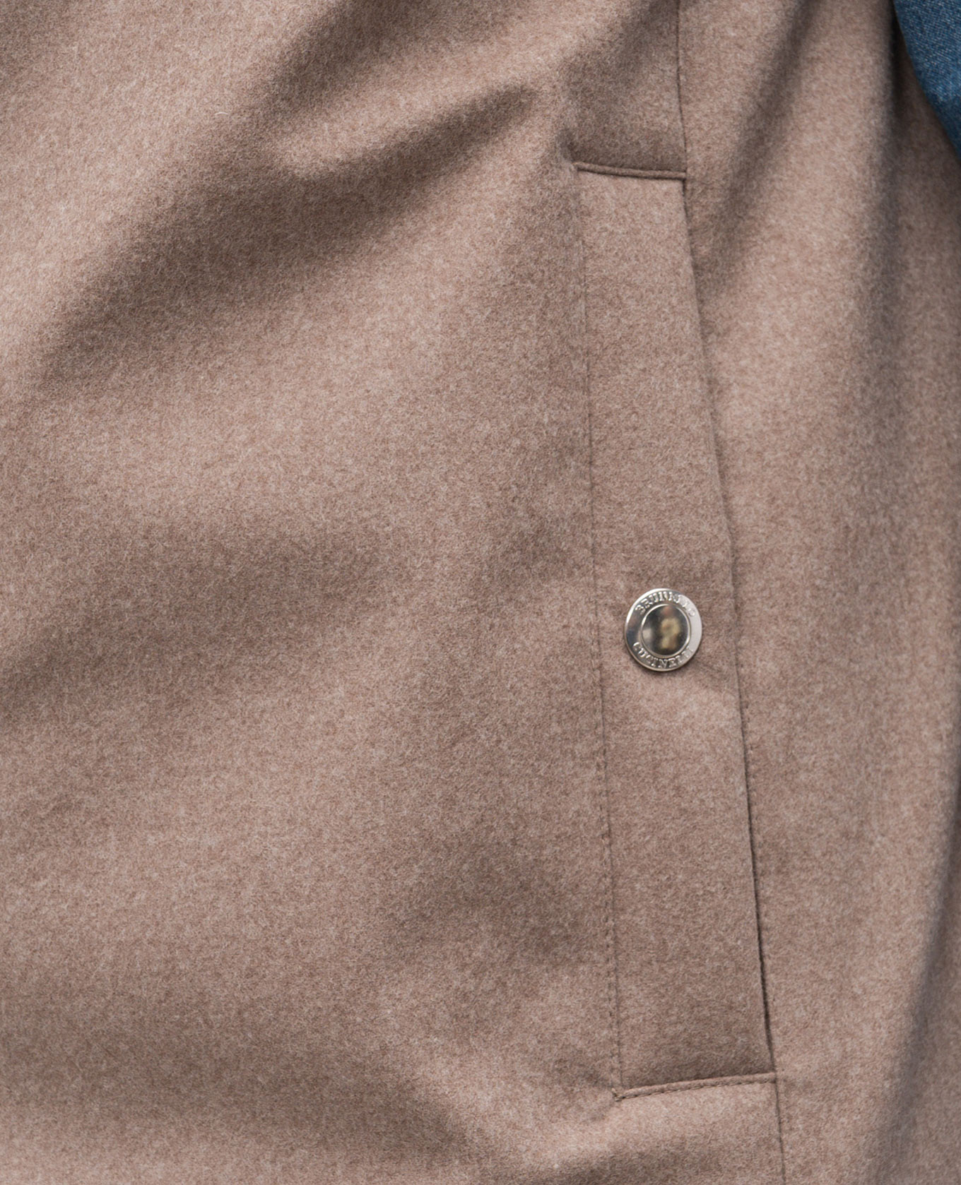 

Beige wool down vest Brunello Cucinelli