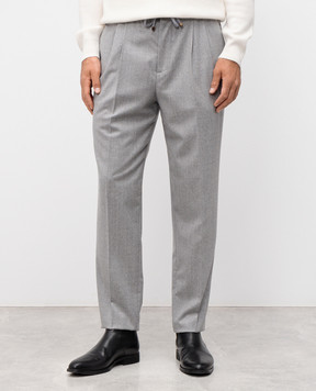 Brunello Cucinelli Gray wool pants ME226E1710