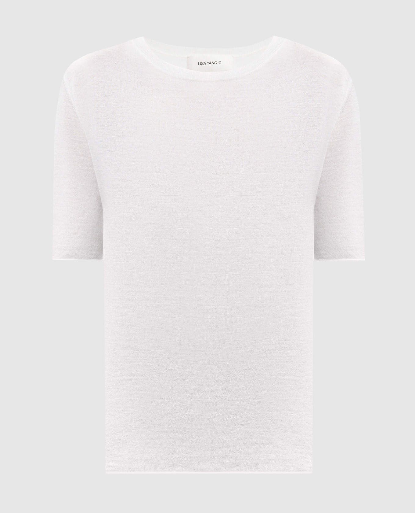 Ari white cashmere top LISA YANG