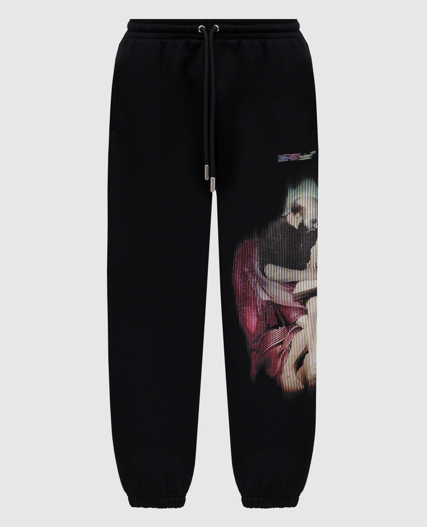 

Black printed joggers Off-White