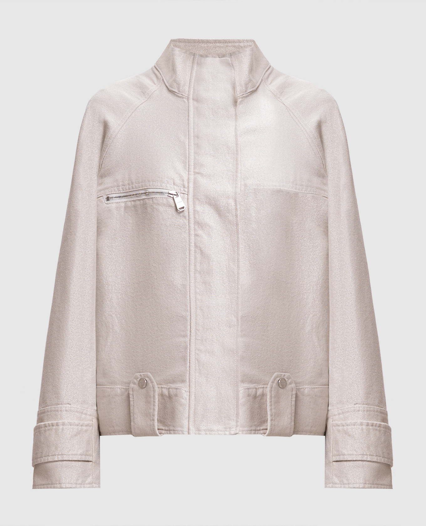 

Beige jacket with lurex Dondup