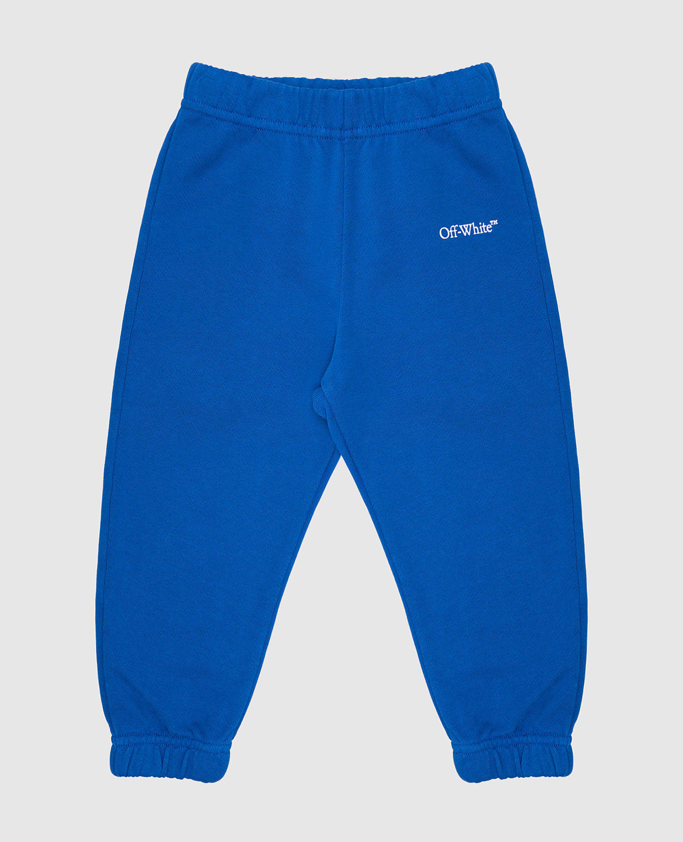 Kids&#39; blue joggers with logo print Off-White