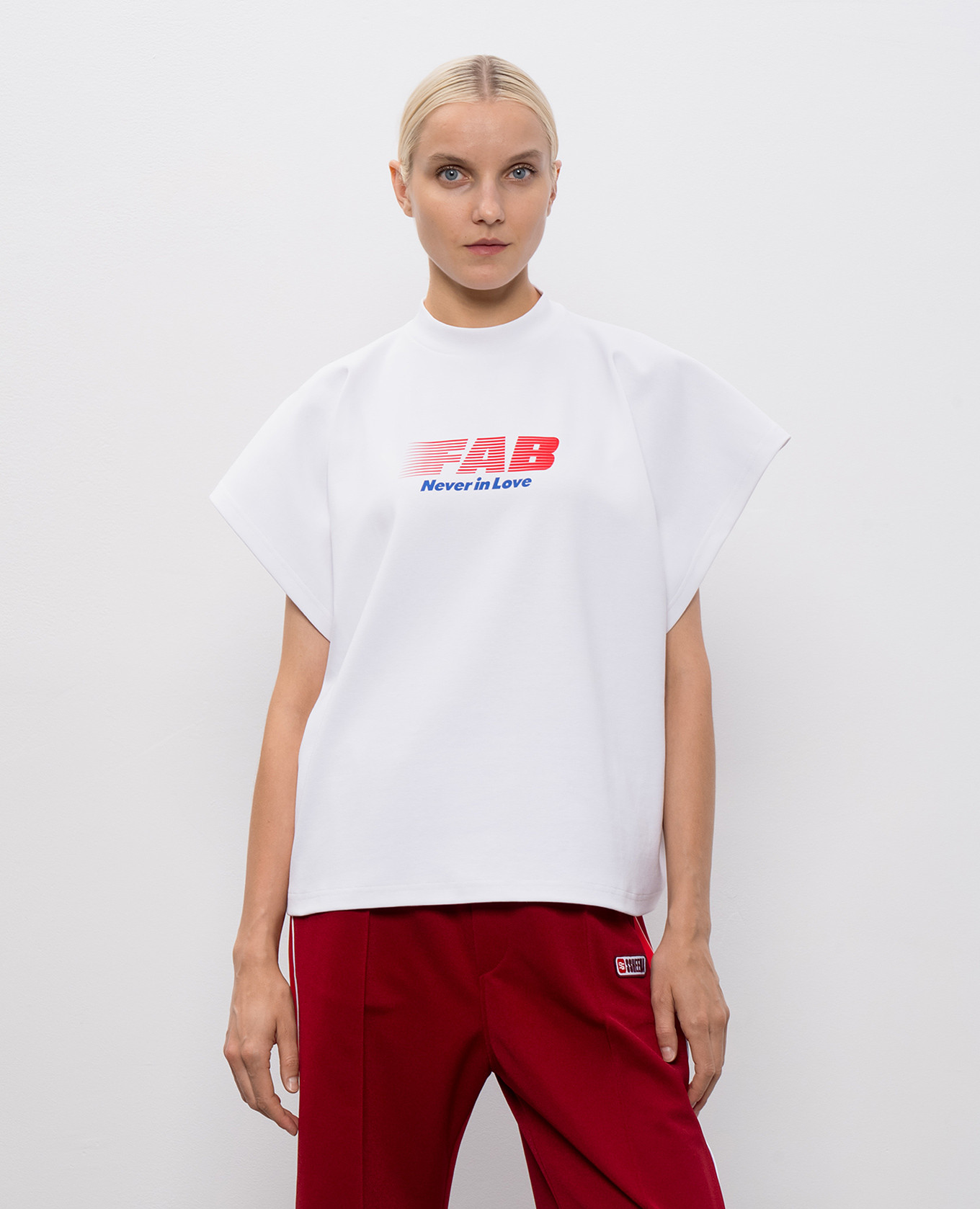 

Tanye white printed t-shirt SSHEENA