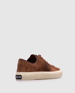 Tom Ford Brown suede sneakers CEMBRIDGE J0974LCL046N