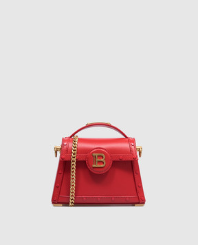 Balmain B-Buzz Dynasty Small red leather bag DN0DA907LRHA