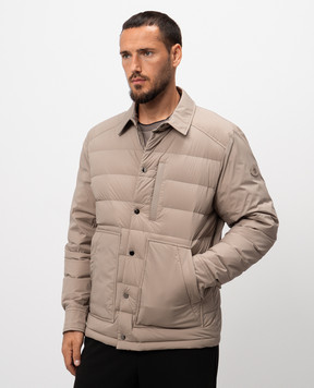 Moncler Bassies beige down jacket J20911G00010595FK