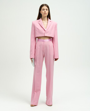 Nensi Dojaka High rise pink pants NDSS24TRS049