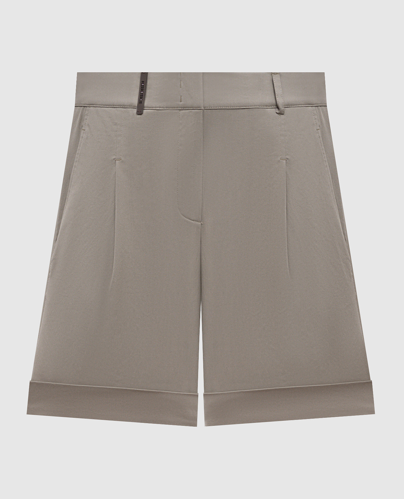 

Green shorts with lapels Peserico