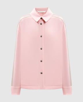 Palm Angels Pink shirt with logo PWGA050F25FAB001