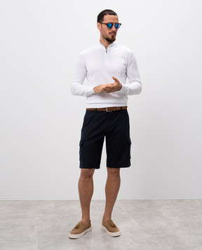 MooRER ARON blue cargo shorts ARONSI2
