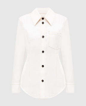 Bottega Veneta Beige wool blouse 832884V0B30