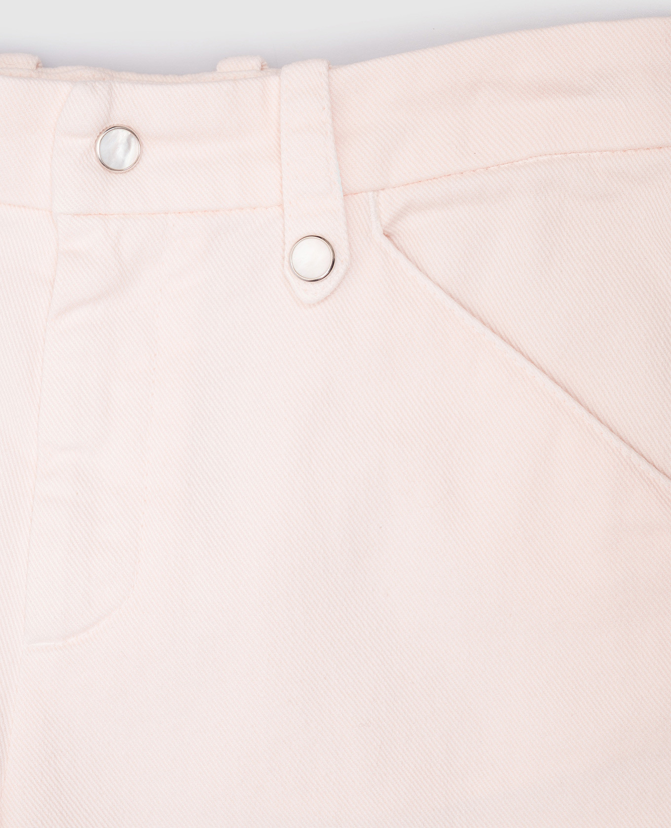 Children's pink denim shorts Brunello Cucinelli 3