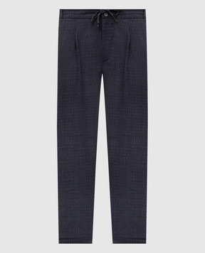 Exibit Blue pants with wool PAD23536