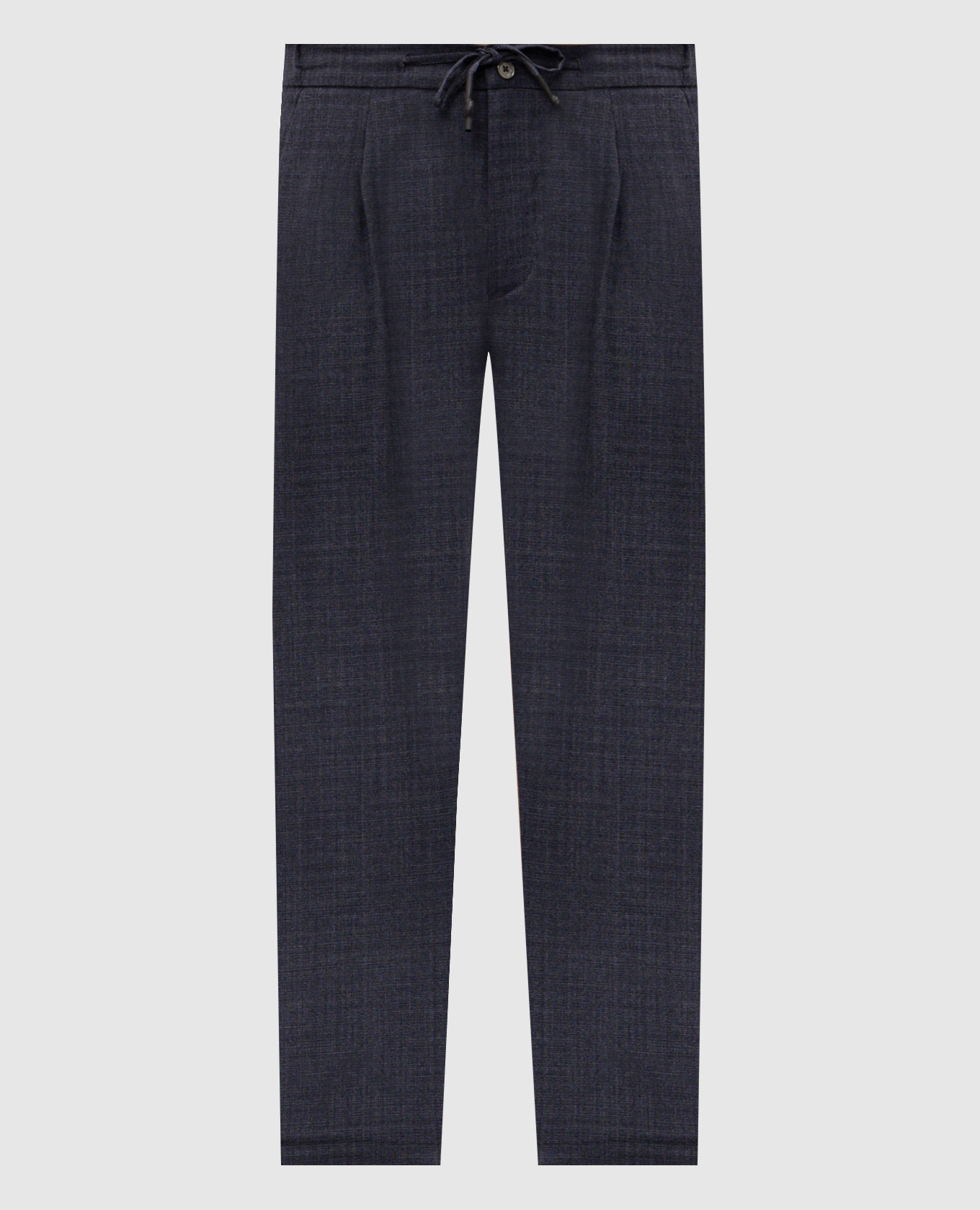 Blue pants with wool Exibit
