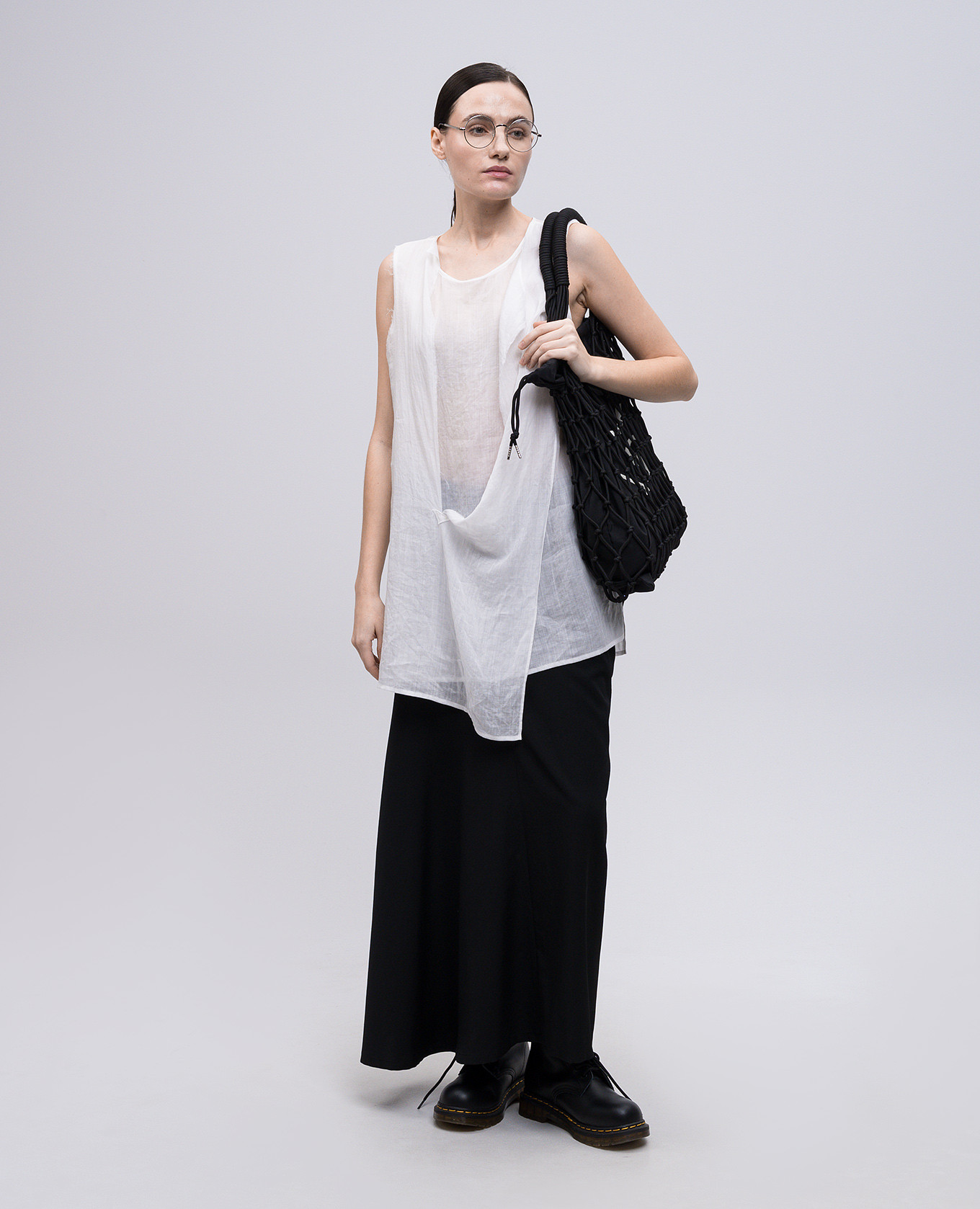

Black wool skirt Y`S Yamamoto