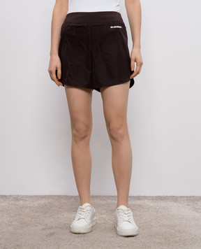 Jil Sander Brown shorts with logo J40KA0260JTN158