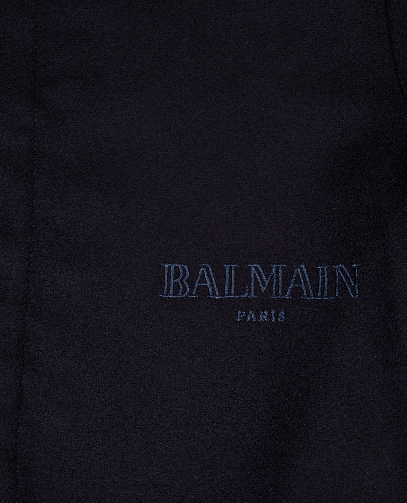 

Children's blue wool shirt with logo Balmain