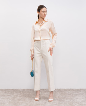 Tom Ford White high-rise pants PAW558FAX1402