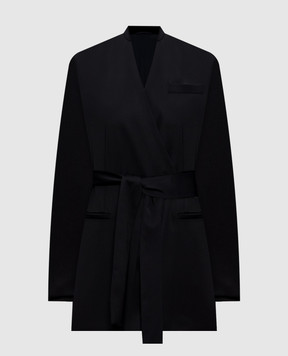 Brunello Cucinelli Black double-breasted wool jacket MB1667469