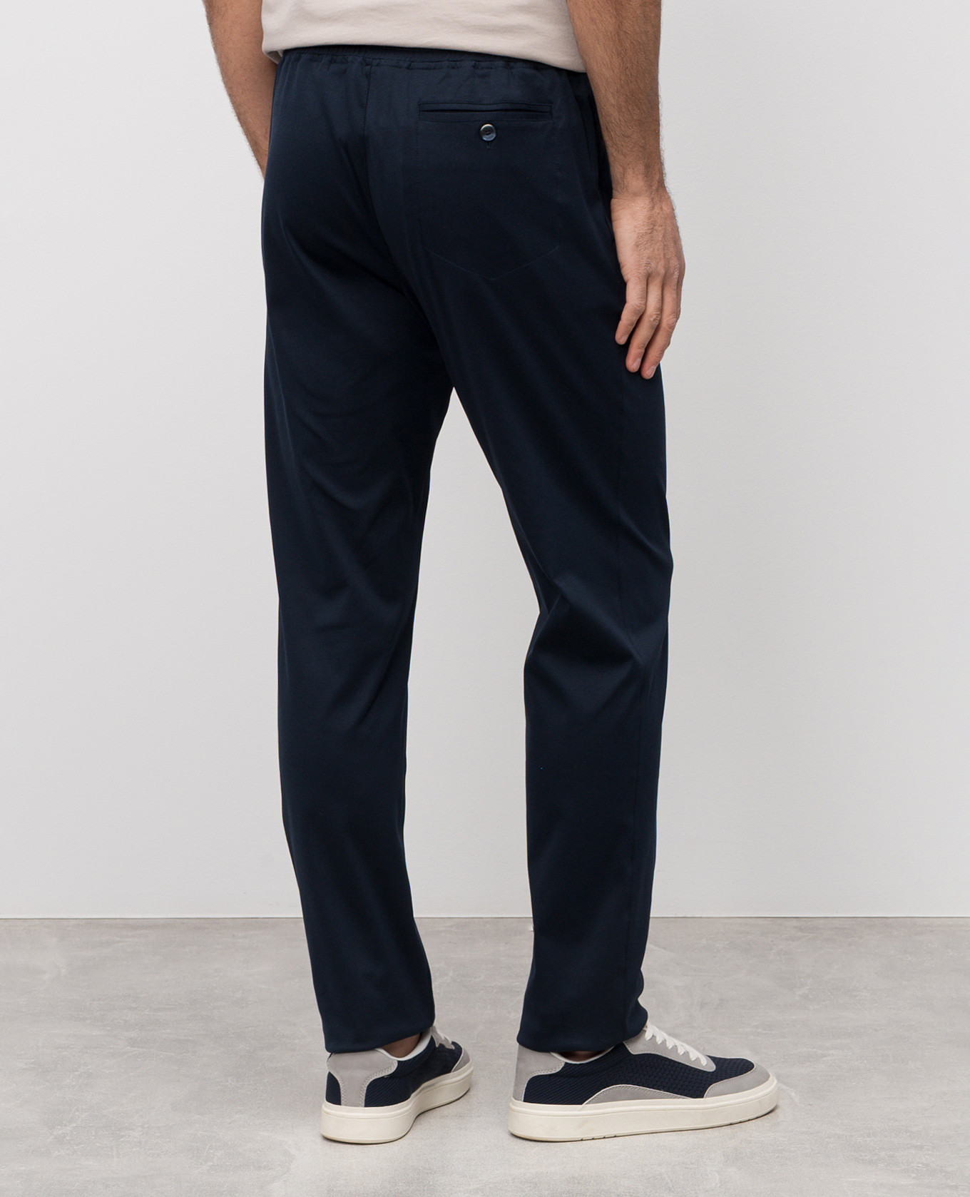 

Blue tracksuit with logo CAPOBIANCO