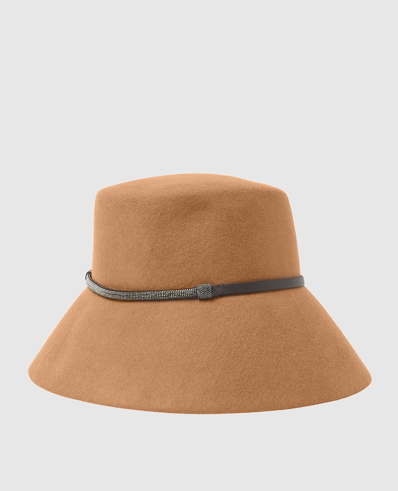 Brown wool cloche Peserico