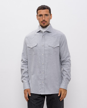 Brunello Cucinelli Gray shirt MY6374008