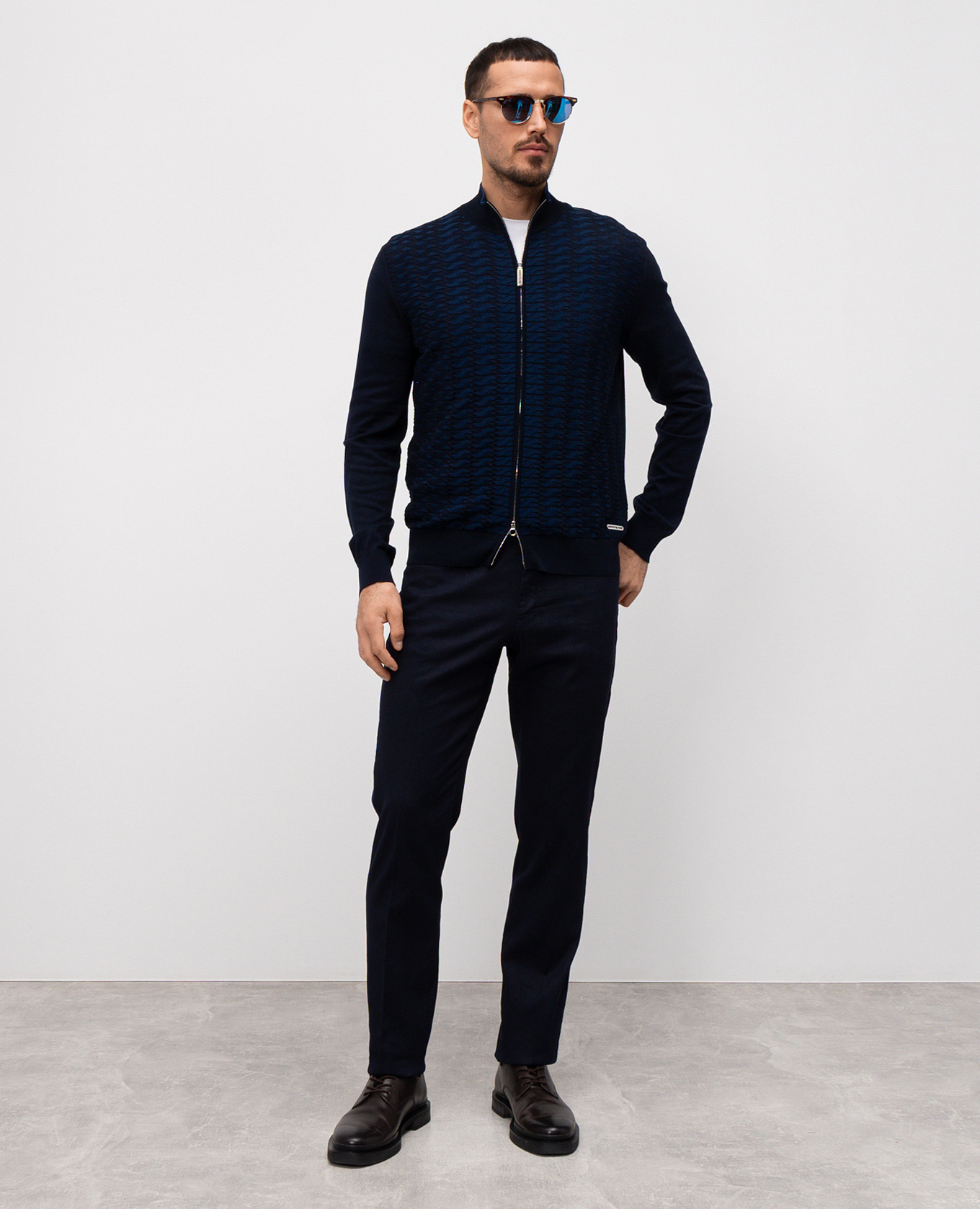 

Blue linen pants Stefano Ricci