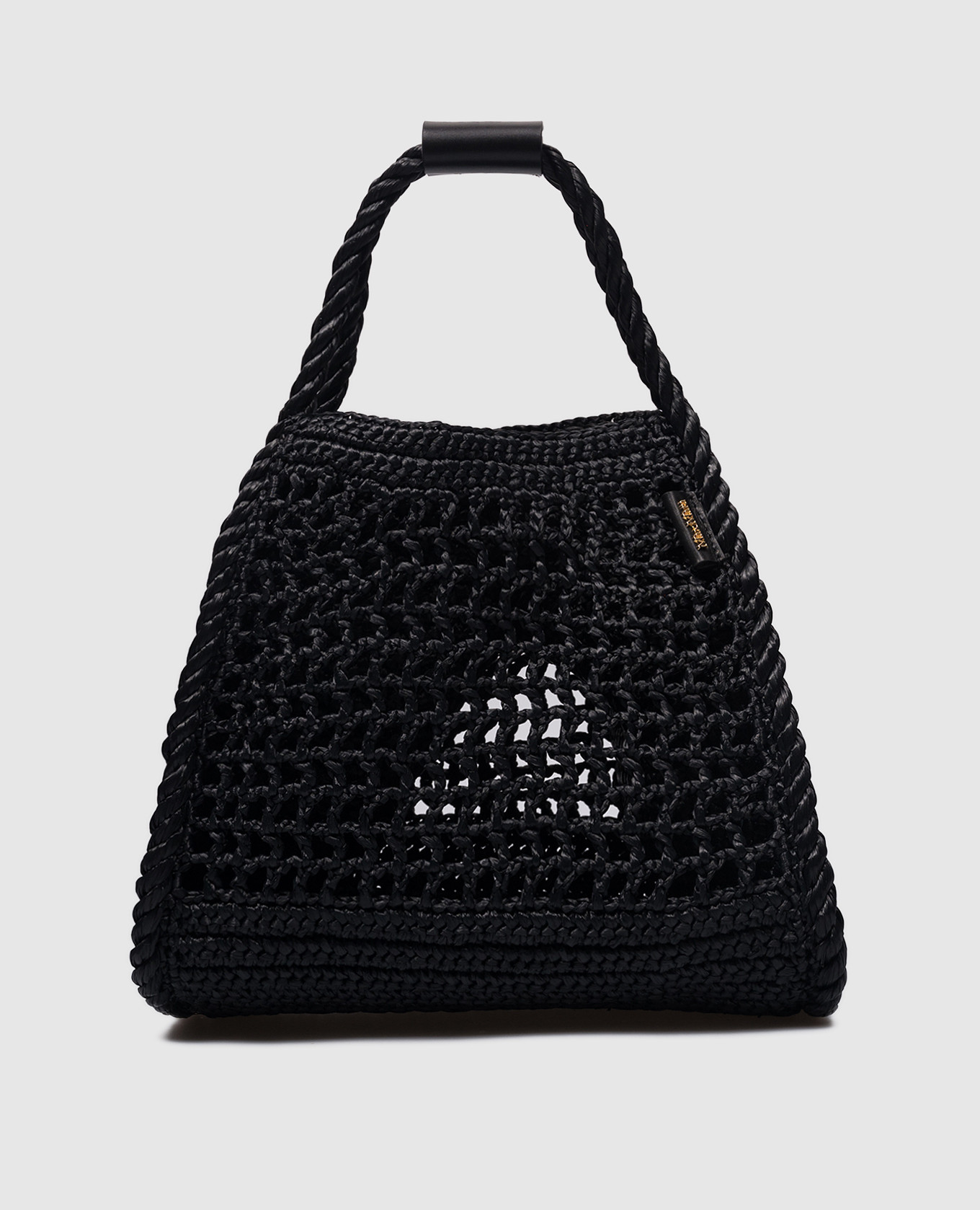 

Black woven tote bag BASKET MARINE Max Mara