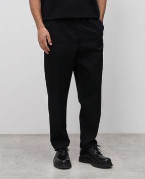 Bottega Veneta Black wool pants 836969V4C20
