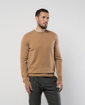 MooRER ORVIETO brown jumper made of cashmere and silk ORVIETOWS5