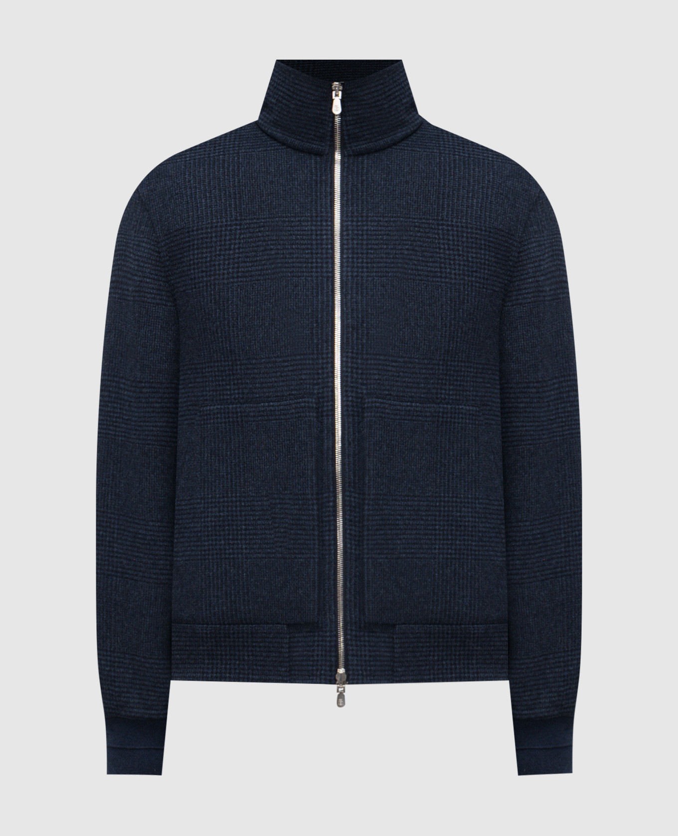 Blue reversible cashmere jacket Brunello Cucinelli
