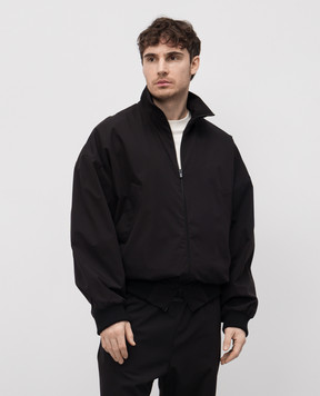 Fear of God Black jacket with logo patch FGE230327PON