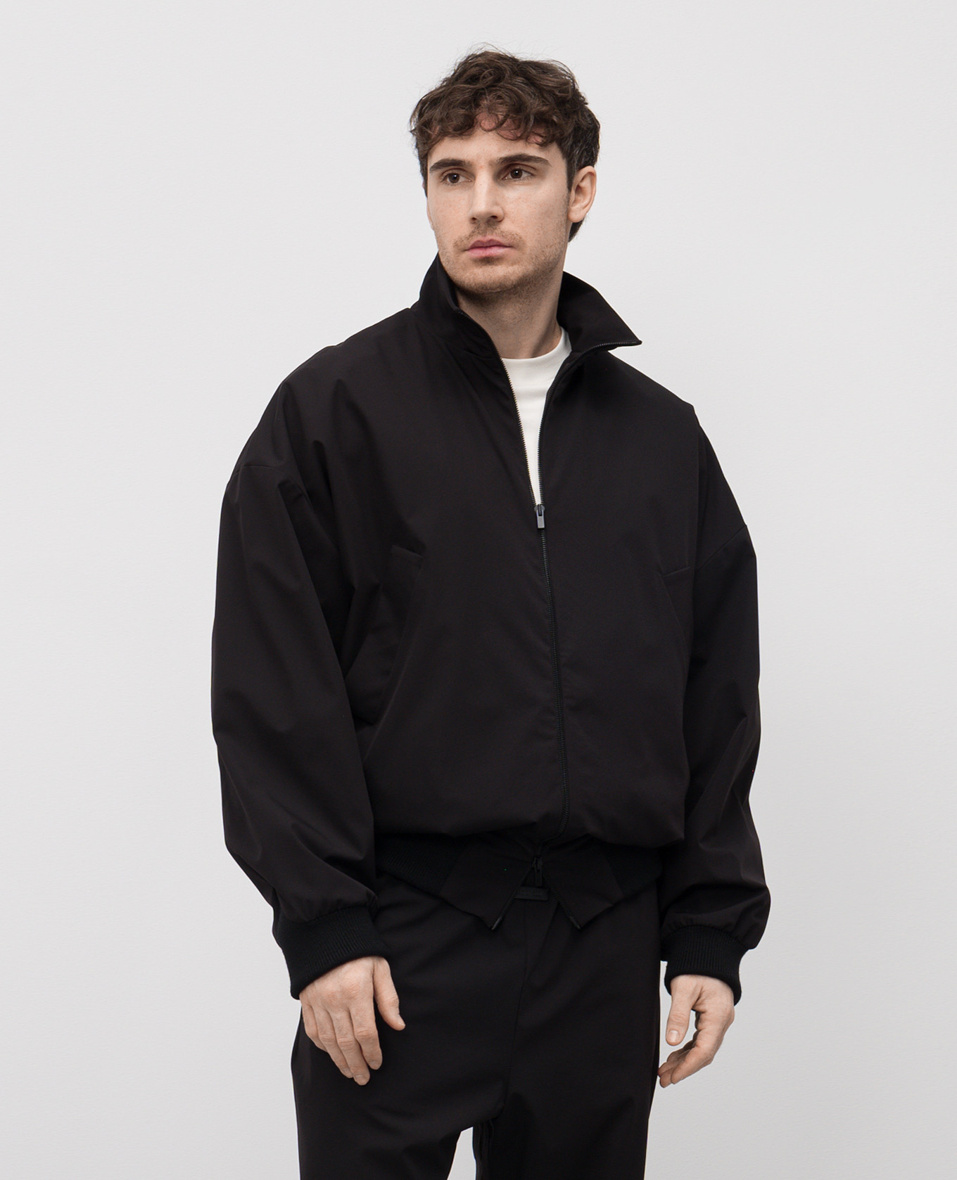 Black jacket with logo patch Fear of God 3