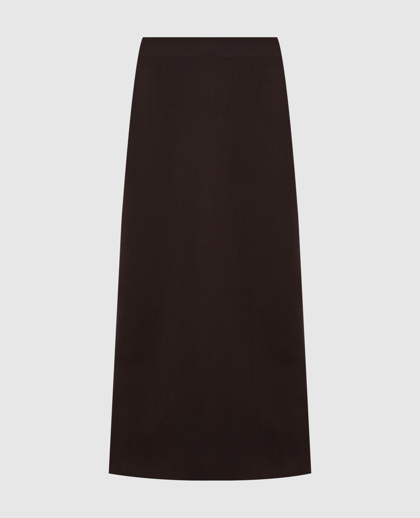 

Brown midi skirt with wool Brunello Cucinelli