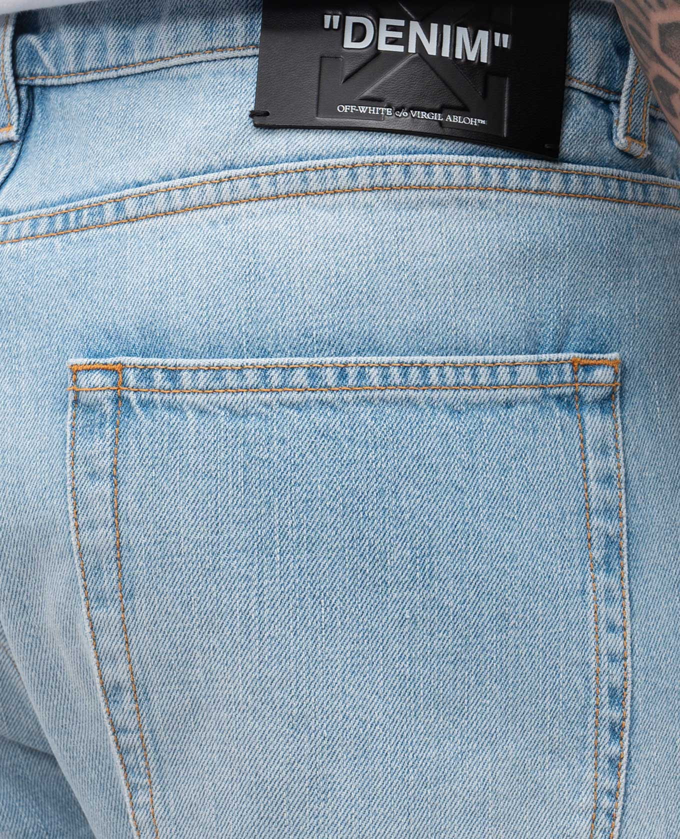 Diagonal Fresco blue jeans Off-White 5