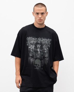Vetements Vengeful Spirit Black T-Shirt UCF76TR650M