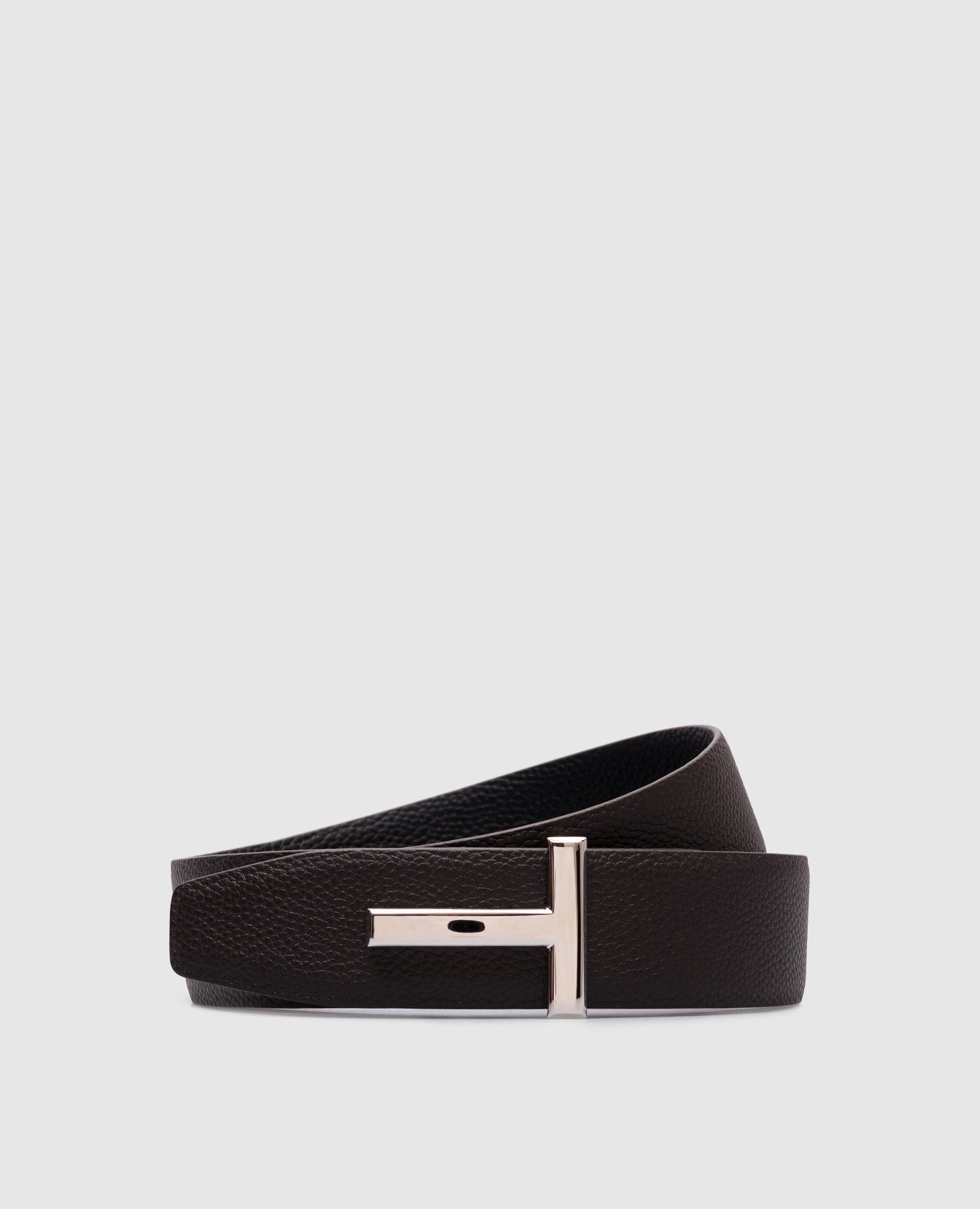 

Brown leather belt T ICON Tom Ford