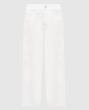 Brunello Cucinelli Contemporary Square white jeans M0H81P4008