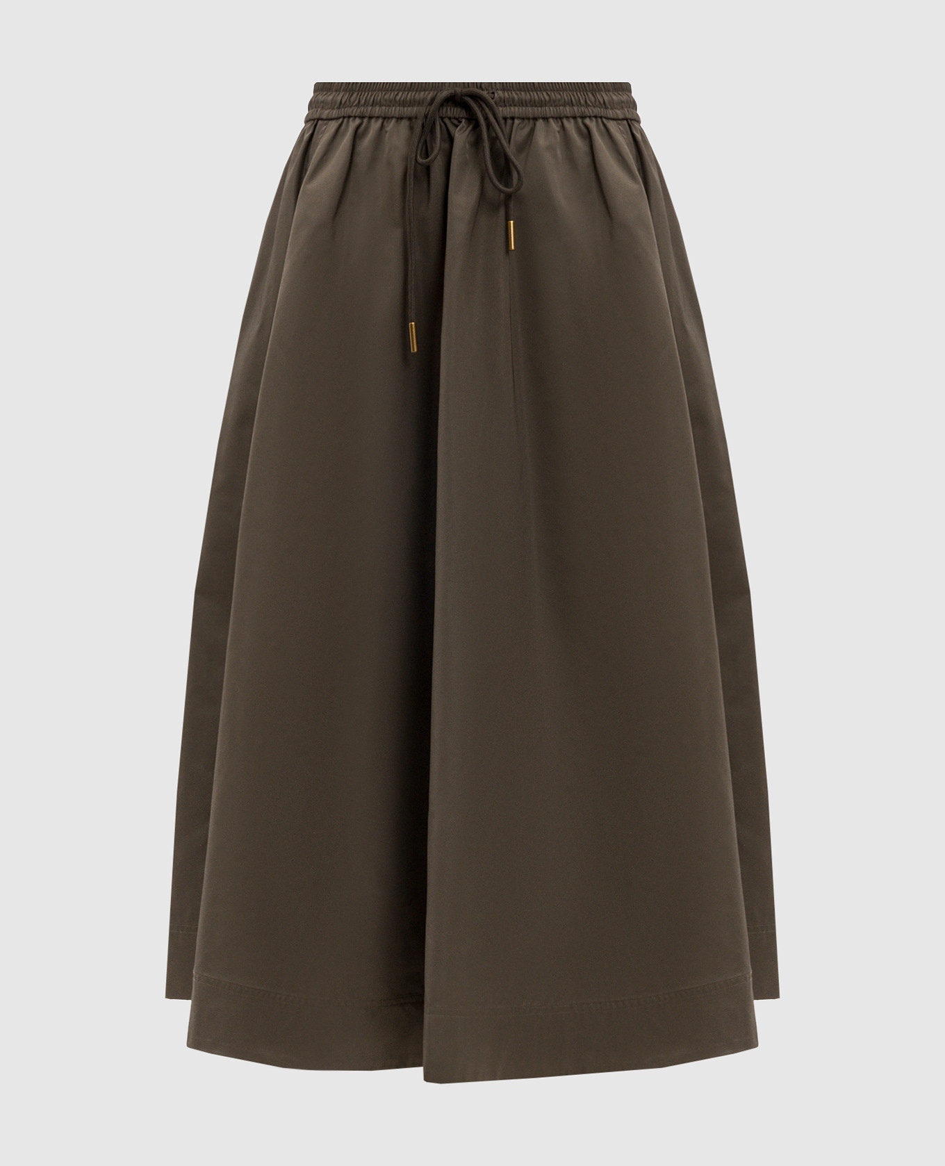 

Khaki midi skirt Twinset