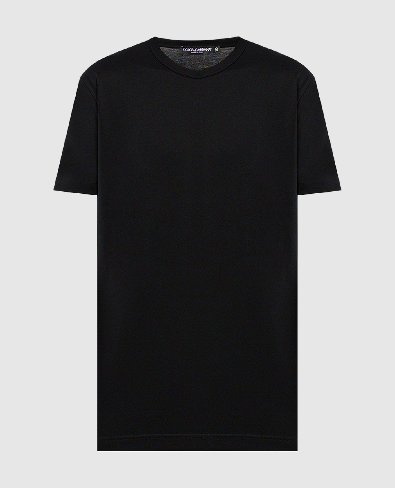

Black t-shirt with logo patch Dolce&Gabbana