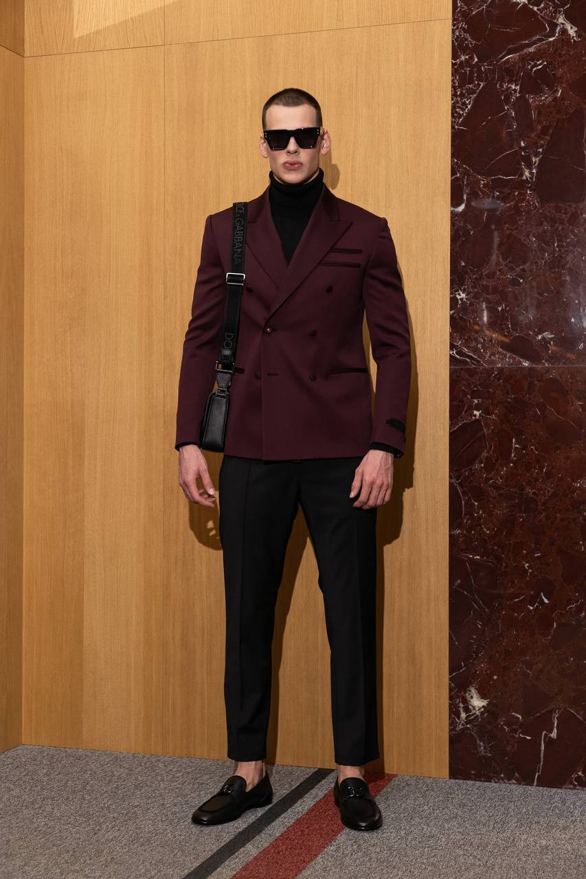 

Black wool trousers with logo Dolce&Gabbana