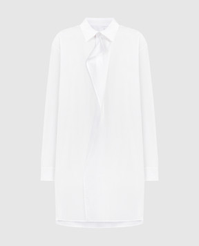 Y`S Yamamoto White elongated blouse YSB14001