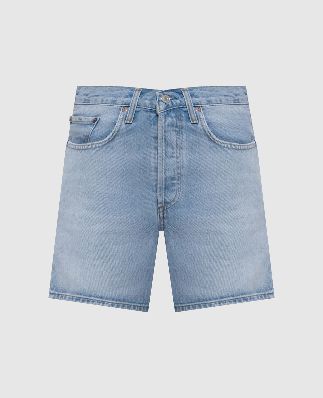 

Blue denim shorts AGOLDE, Light blue