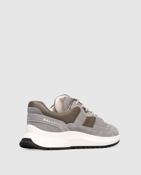 Bally Outline grey suede sneakers MSK0CJSU038