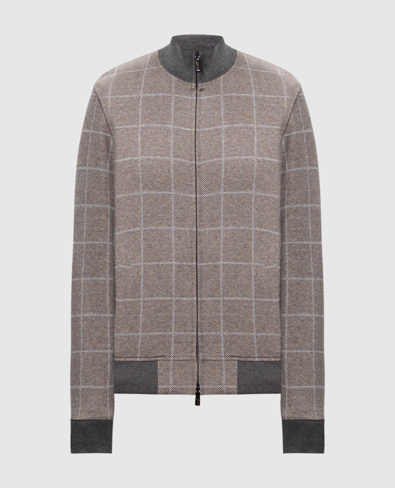 

Gray checkered sports jacket CAPOBIANCO, Серый