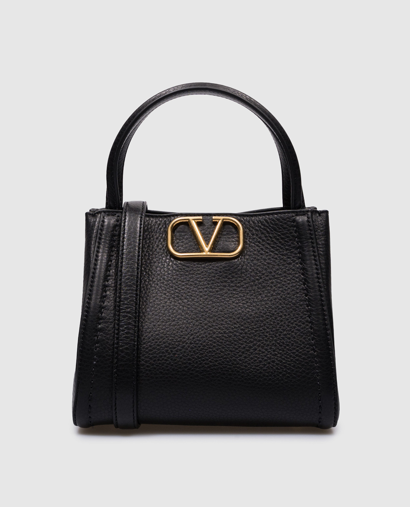 

Alltime black leather bag Valentino