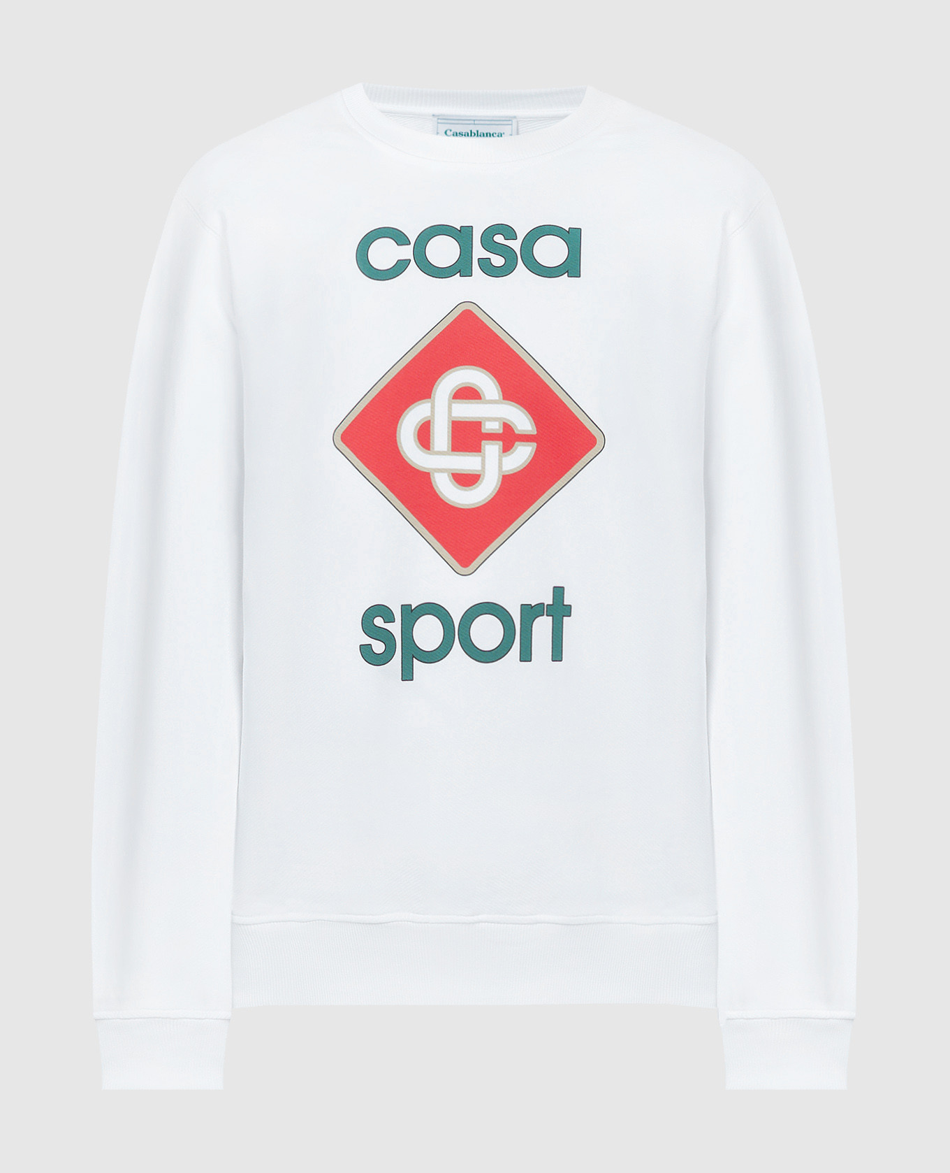 Casa Sport white sweatshirt with logo print Casablanca