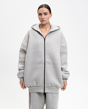 Fear of God Grey insulated sports jacket with logo FG25FW12120FLC