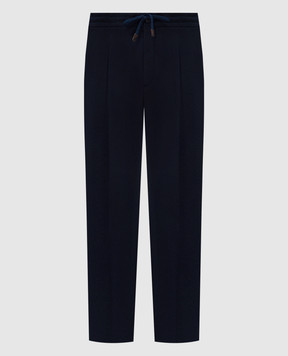 Incotex Blue pants made of wool 1T00781645B